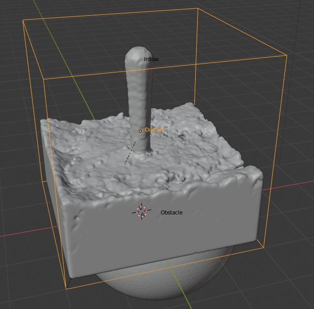 Blender插件(Filp Fluid):示例 1:光滑粘性液体