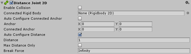 Unity3D:2D 距离关节