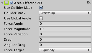 Unity3D:2D 区域效应器