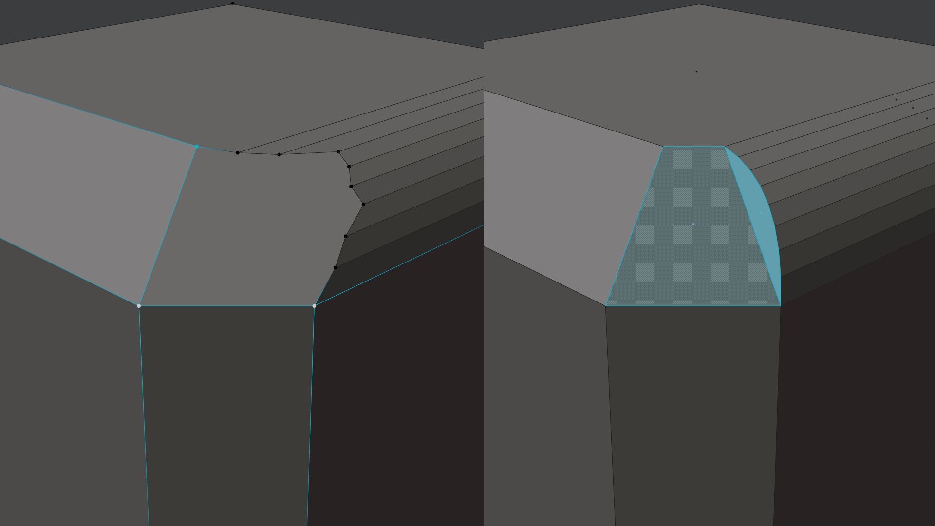 Blender机械建模插件MESHmachine倒角和圆角:扁平化