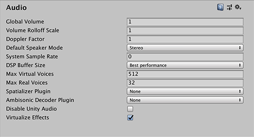Unity3D：音频