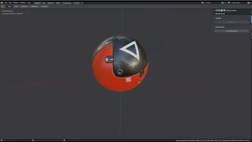 Blender材质处理插件：Decalmachine 修复纹理路径