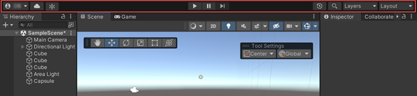 Unity3D:工具栏