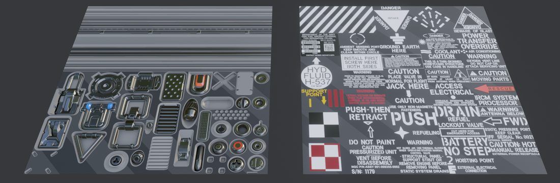 Blender材质处理插件：Decalmachine提供的资产