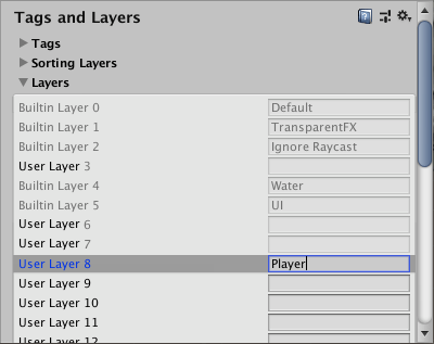 Unity3D:标签和图层