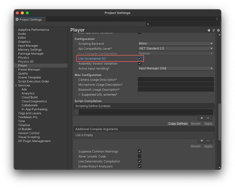 Unity3D：增量垃圾回收