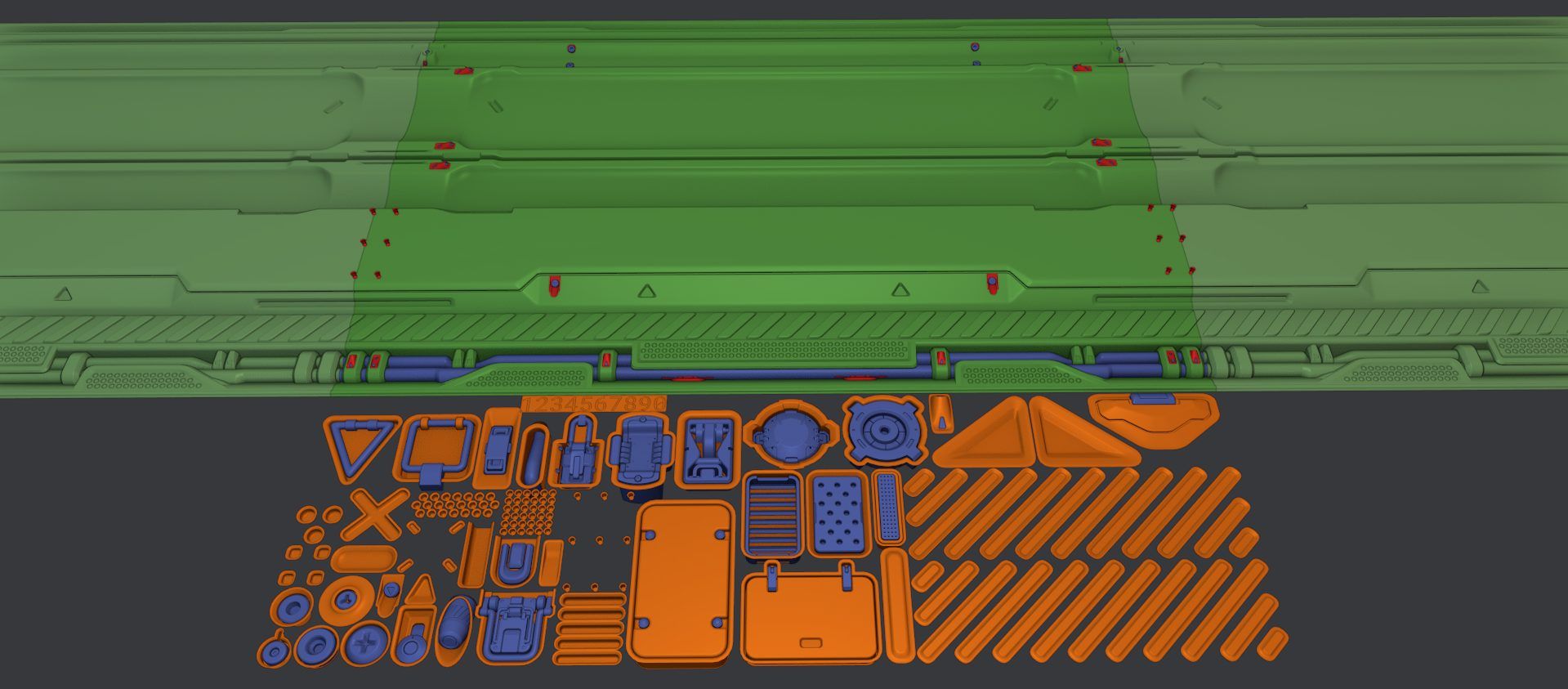 Blender材质处理插件：Decalmachine示例