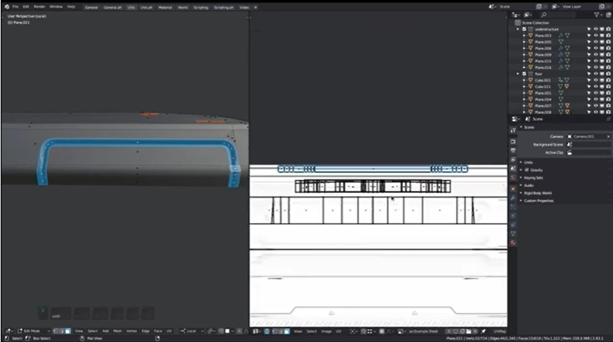 Blender材质处理插件:Decalmachine调整修剪