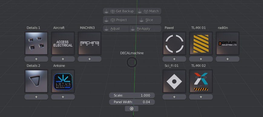 Blender材质处理插件:Decalmachine资产加载器
