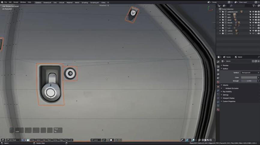 Blender材质处理插件:Decalmachine修剪切割