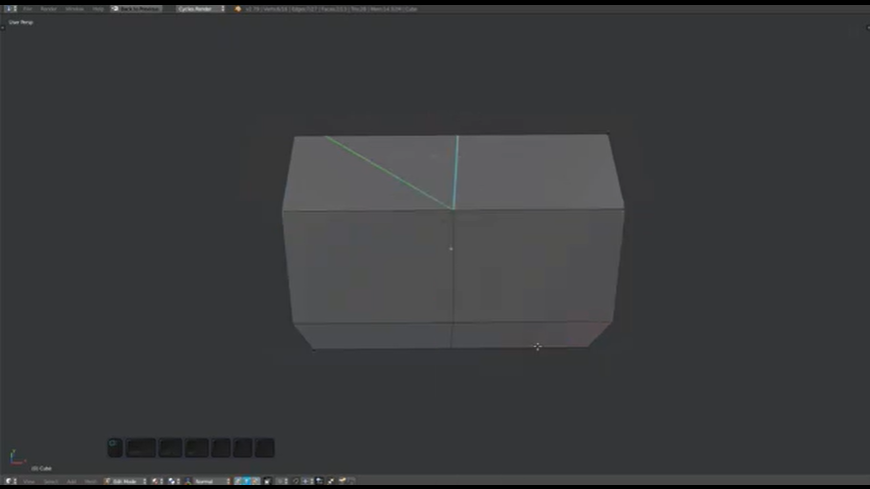 Blender机械建模插件MESHmachine倒角和圆角:标记循环