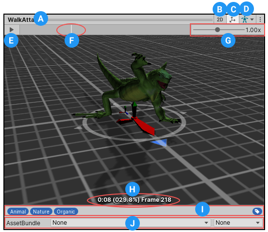 Unity3D:Animation 选项卡