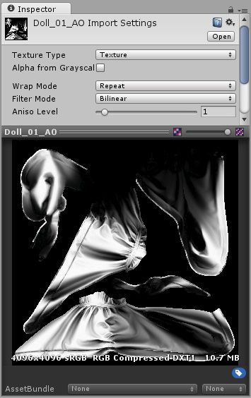 Unity3D:遮挡贴图
