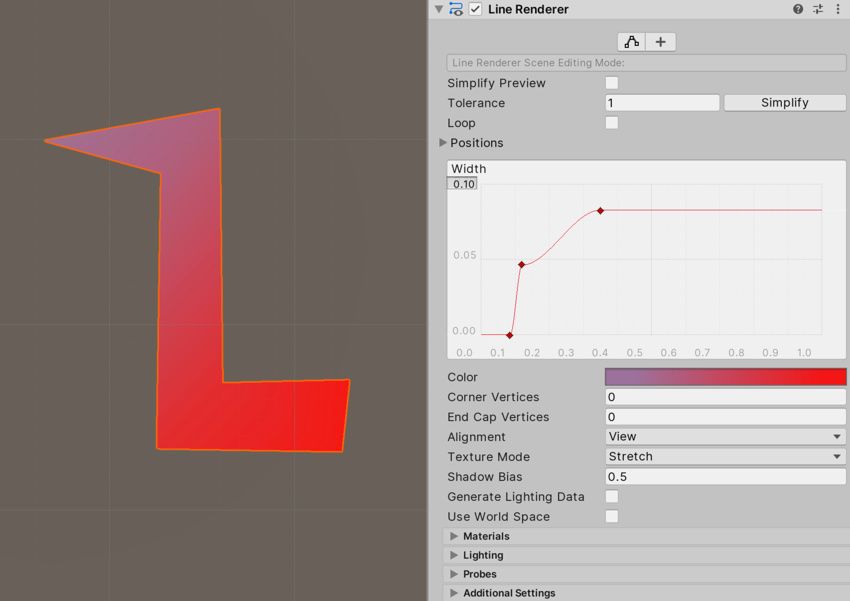 Unity3D :Line渲染器组件