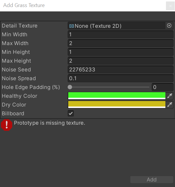 Unity3D :草和其他细节