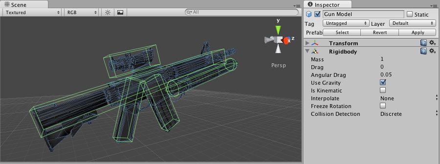 Unity3D ：Rigidbody component reference