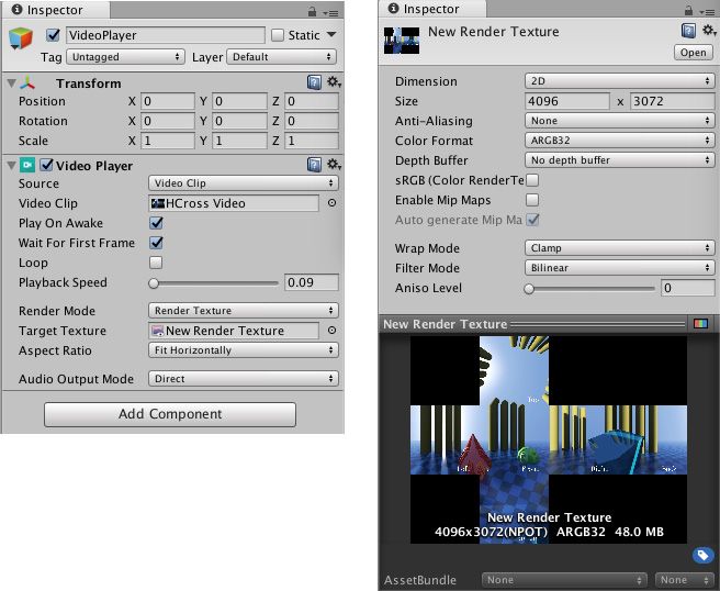 Unity3D:全景视频