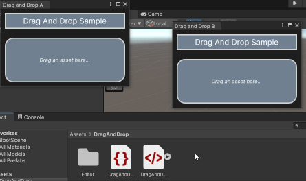 Unity3D ：创建拖放式 UI 以在编辑器窗口之间拖动