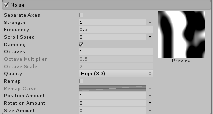 Unity3D:Noise 模块