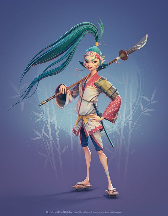 ZBrush 3D游戏建模教程:创建女武士模型