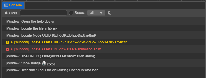 Cocos Creator3D:控制台