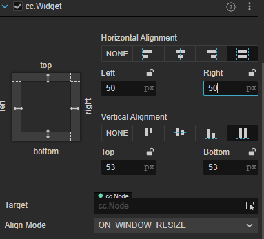 Cocos Creator:Widget 组件参考