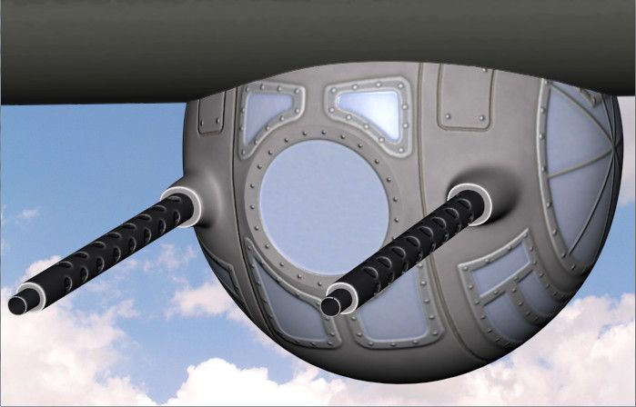在 3ds Max 中对二战球形炮塔进行建模