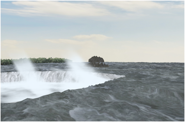 3Ds max入门教程：创建尼亚加拉大瀑布模型