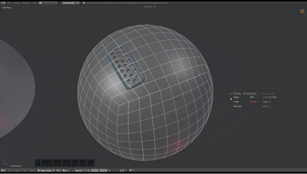 Blender机械建模插件MESHmachine:转移存储
