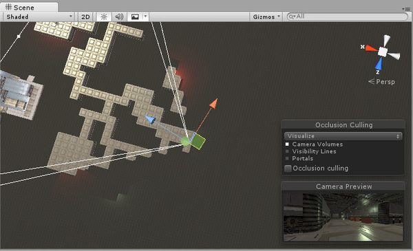 Unity3D：遮挡剔除