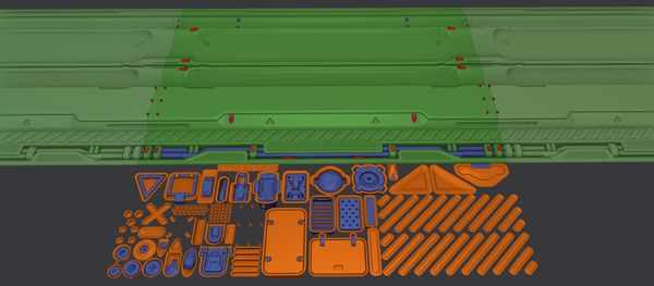 Blender材质处理插件：Decalmachine示例