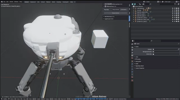 Blender机械建模插件MESHmachine:扫描存储