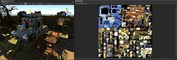 Unity3D：可视化光照贴图 UV