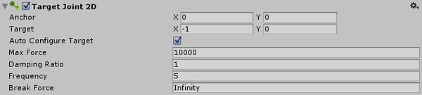Unity3D：2D 目标关节