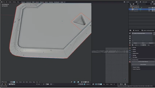 Blender材质处理插件：Decalmachine  UV工具之四边形展开