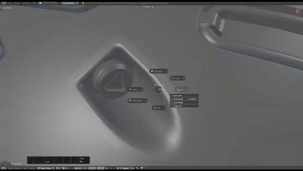 Blender机械建模插件MESHmachine:法线清除