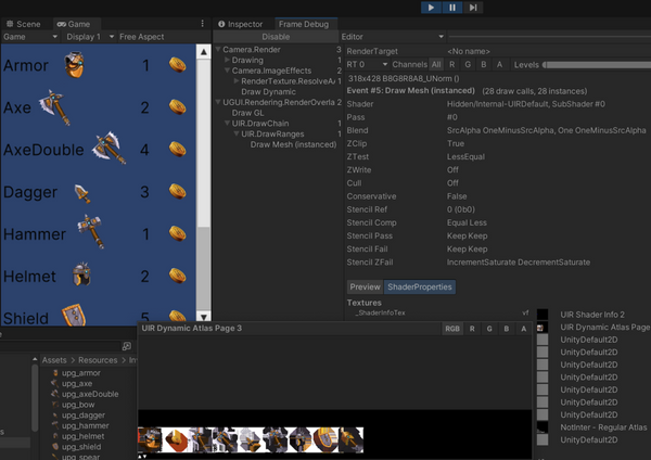 Unity3D :运行时 UI 的性能注意事项