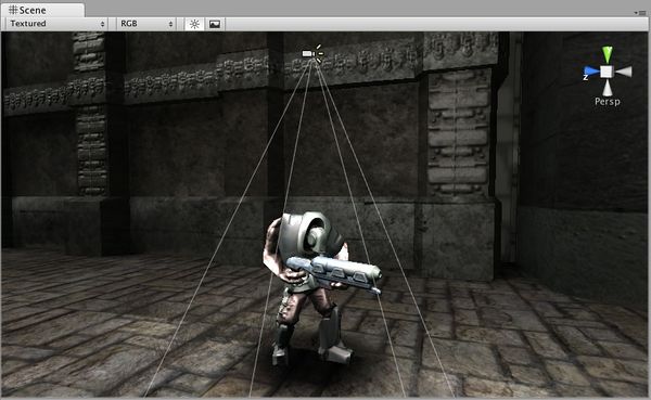 Unity3D ：投影机组件