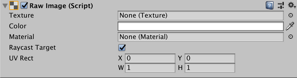 Unity3D ：可视化组件-原始图像 (Raw Image)