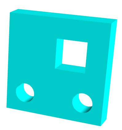 ThreeJS教程：多边形Shape(内孔.holes)