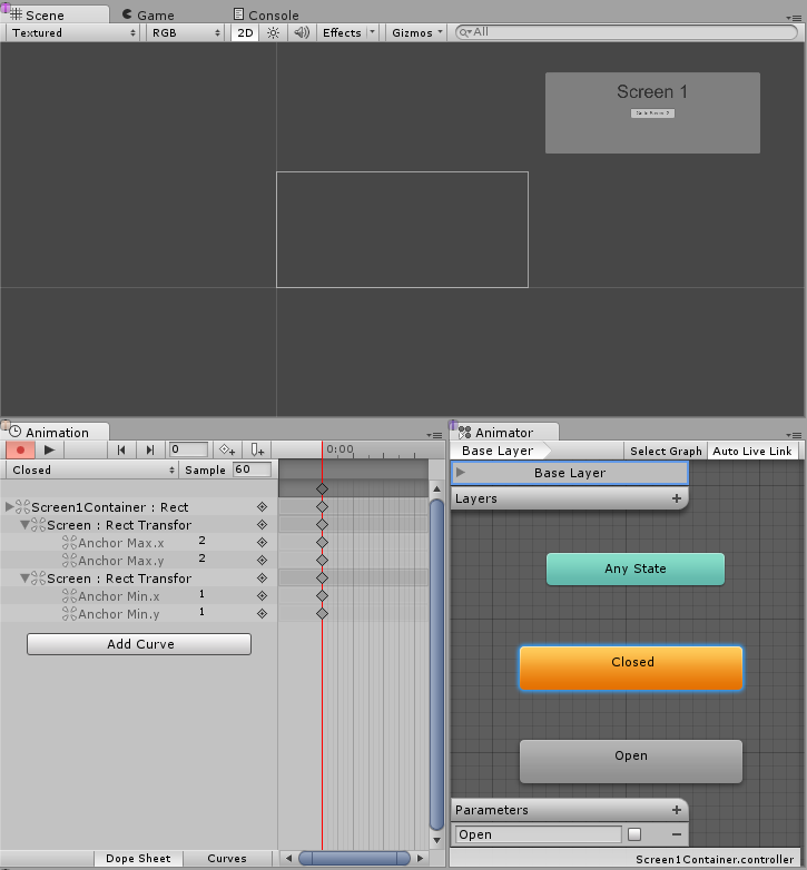 Unity3D ：创建屏幕过渡
