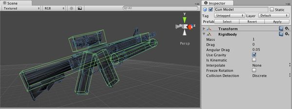 Unity3D ：Rigidbody component reference