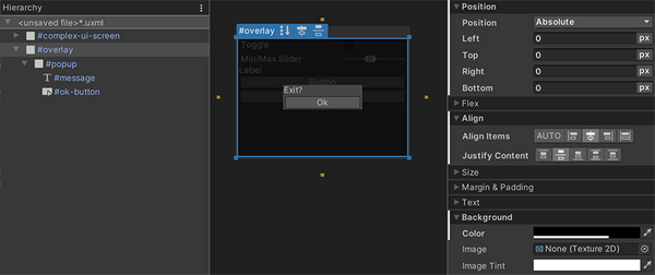 Unity3D ：定位元件
