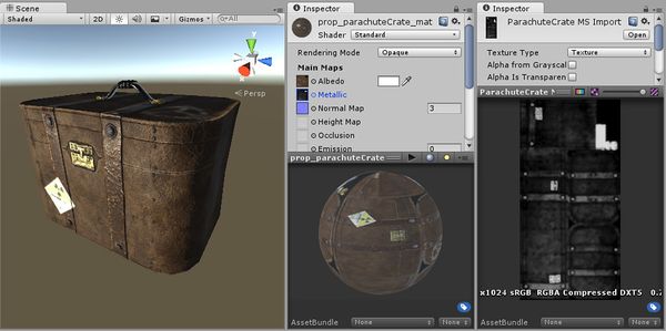 Unity3D：Metallic 模式-Metallic 参数