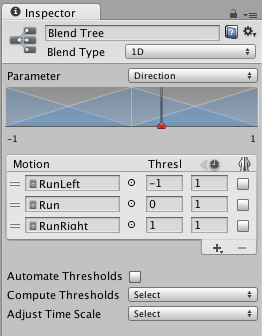 Unity3D ：1D 混合