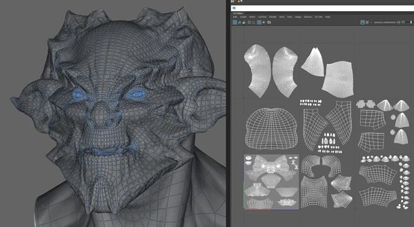 在ZBrush中雕刻和纹理恶魔半身像
