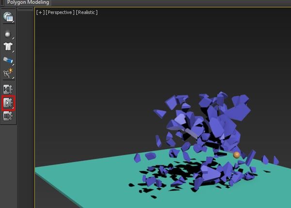 在 3ds Max 中使用 MassFx模拟物体断裂效果