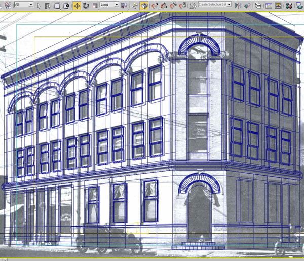 3Ds Max建模图文教程：从图像的透视匹配来参考建模