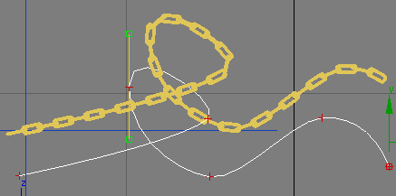在 3ds Max 中对链模型进行摆放姿势处理